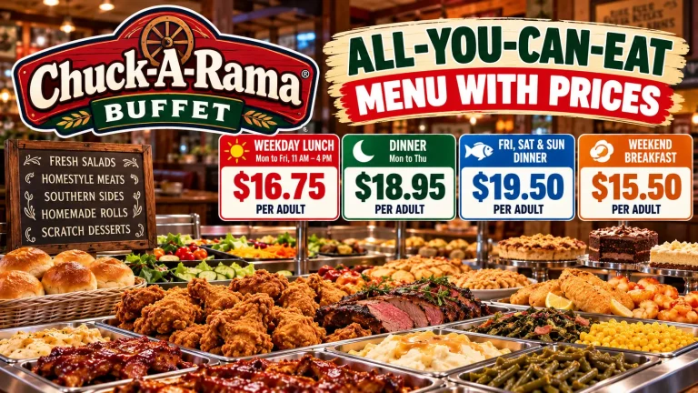 Chuck-A-Rama Buffet Price Guide