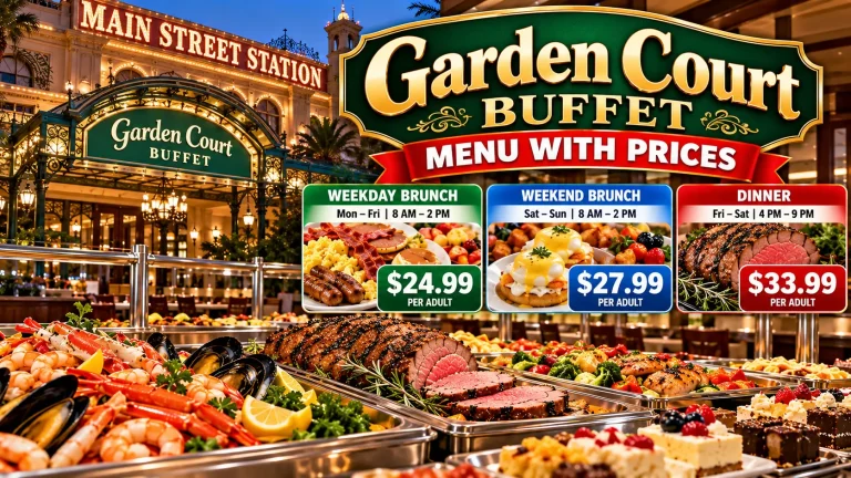 Garden Court Buffet Price Guide