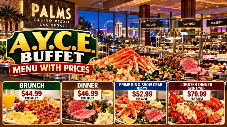 Las Vegas A.Y.C.E. Buffet prices