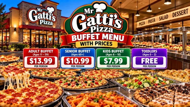 Mr. Gatti’s Pizza Buffet prices