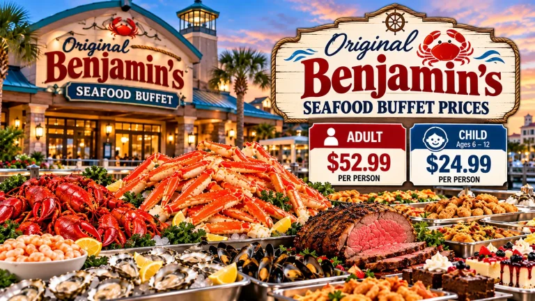 Original Benjamin’s Seafood Buffet Prices