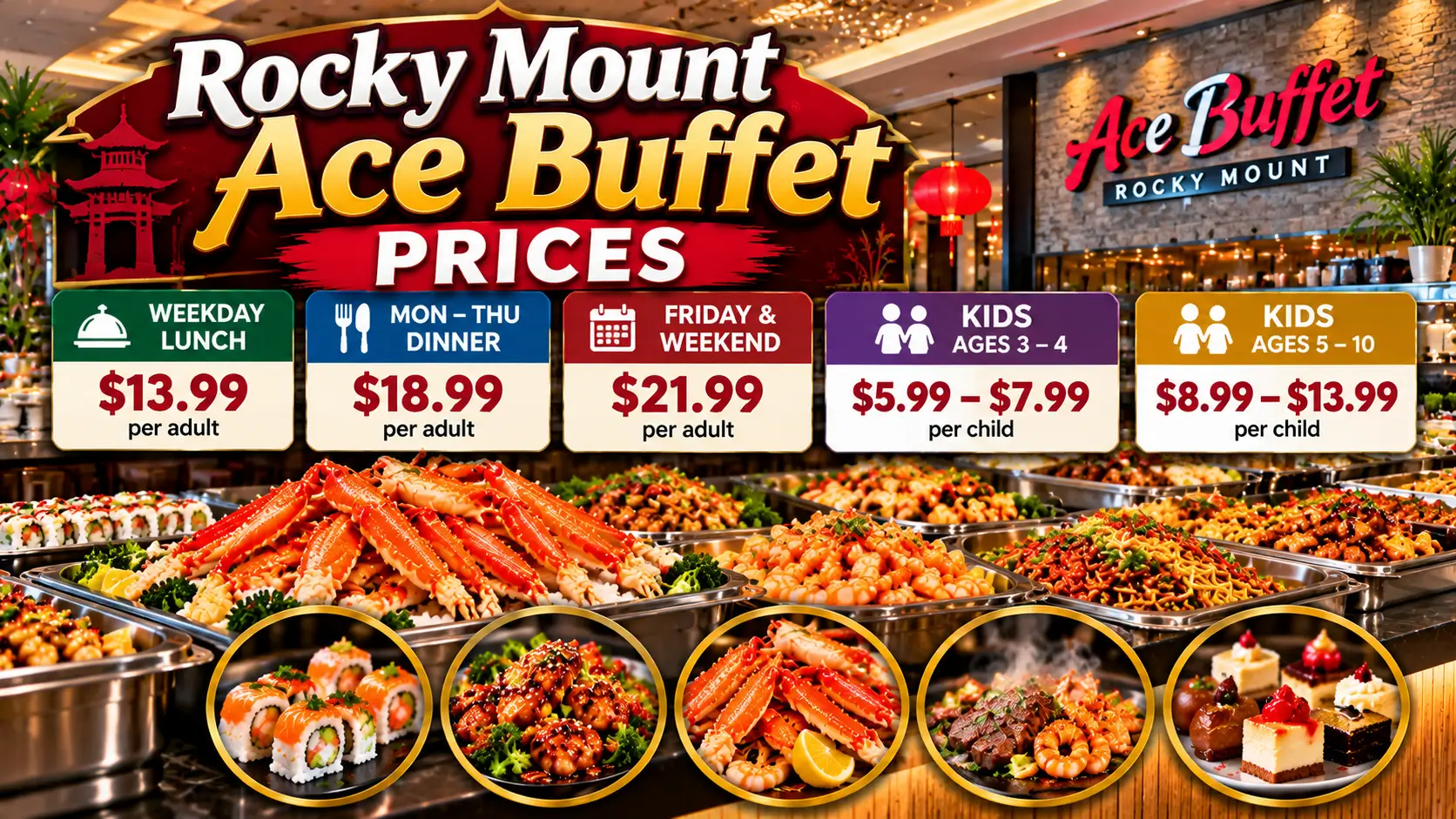 Rocky Mount Ace Buffet Price Guide